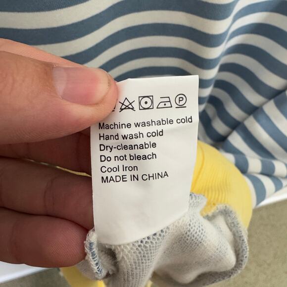 Trendy Queen Oversized Striped Crewneck Sweater US Women's L - Picture 7 of 8